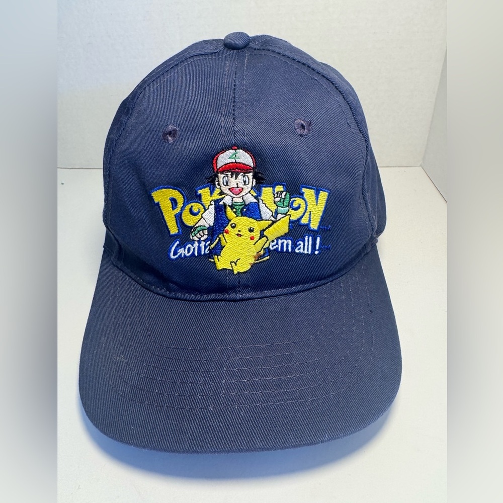 Head Start Pokémon Gotta Catch Em All Embroidered Black SnapBack Hat Youth